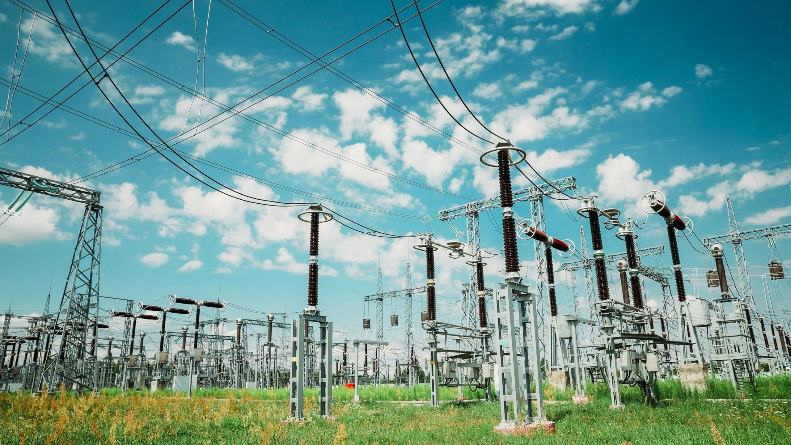 Power,Grid,Station.,Electrical,Distribution,Station,,Transformers,,High voltage,Lines,In