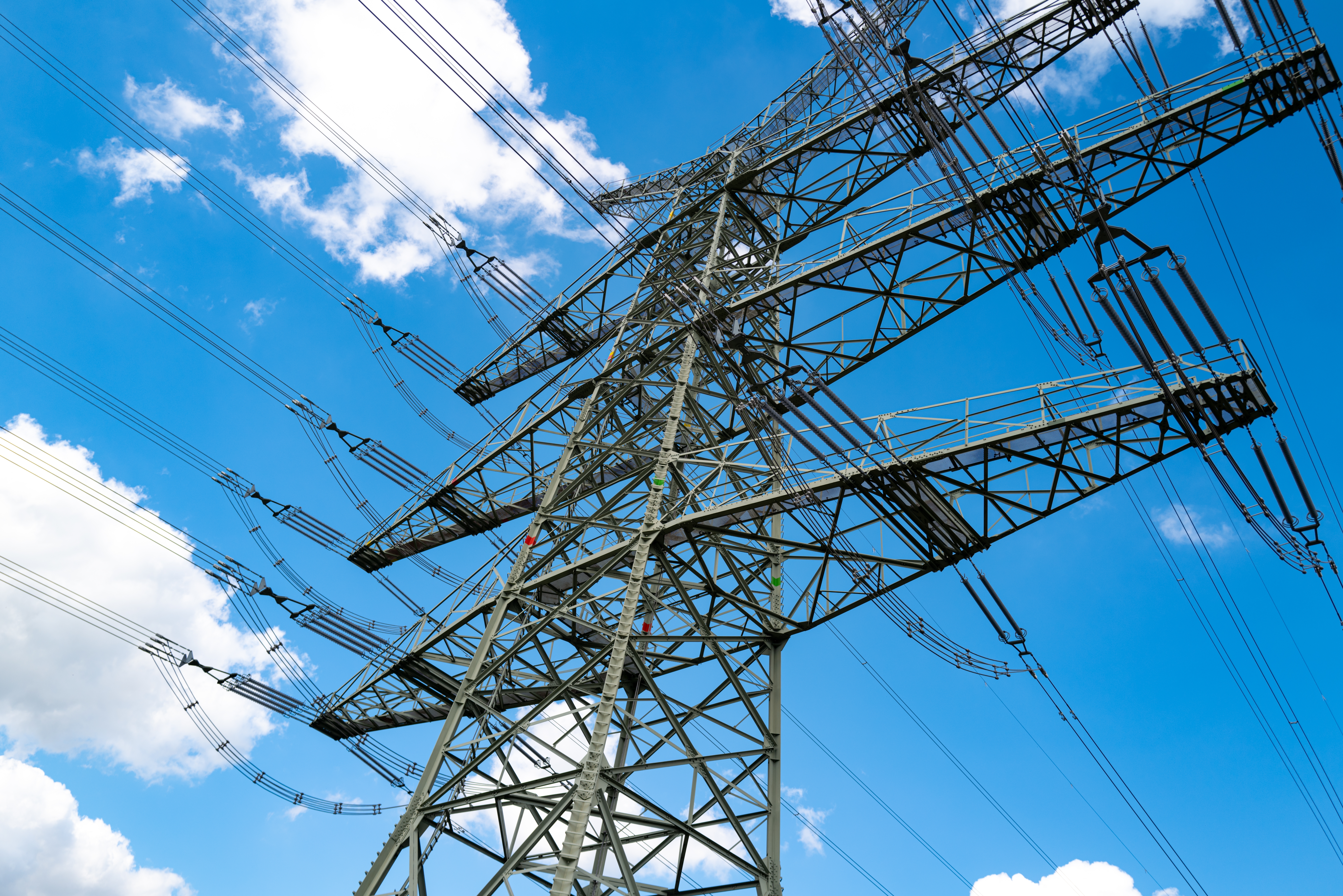 Transmission,Technology.,Smart,Grid.,Transmission,Energy.,High,Power,Electricity,Pylon.